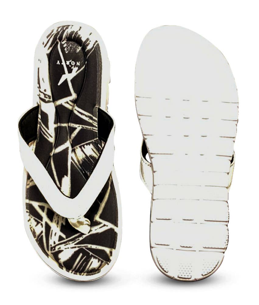 Eastern Off Price – wholesale Flip Flops – Women’s – Norty Womens Memory Foam Flip Flop Sandal 42236 White1