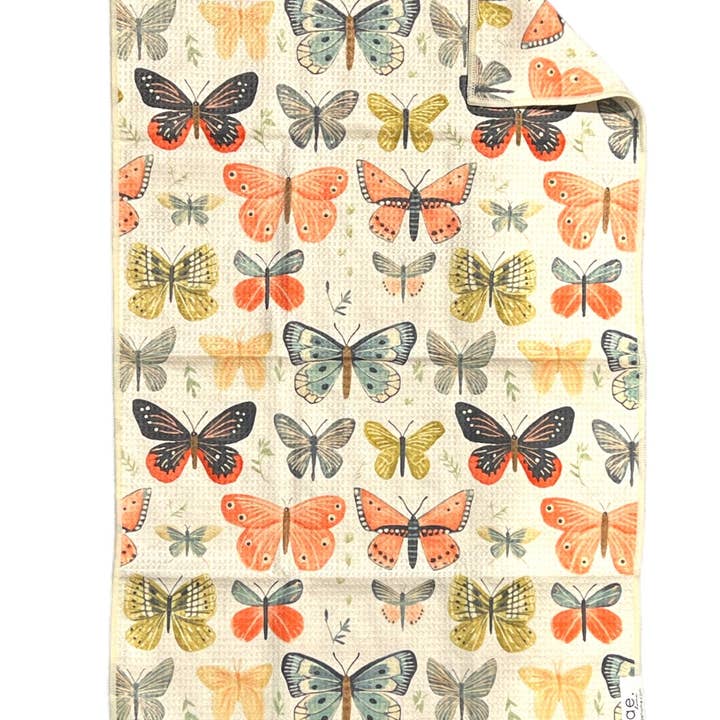 Crae.Home - Wholesale Towel Set - Wings/Flower Farm: Double Sided-Hand Towel Washcloth Set3