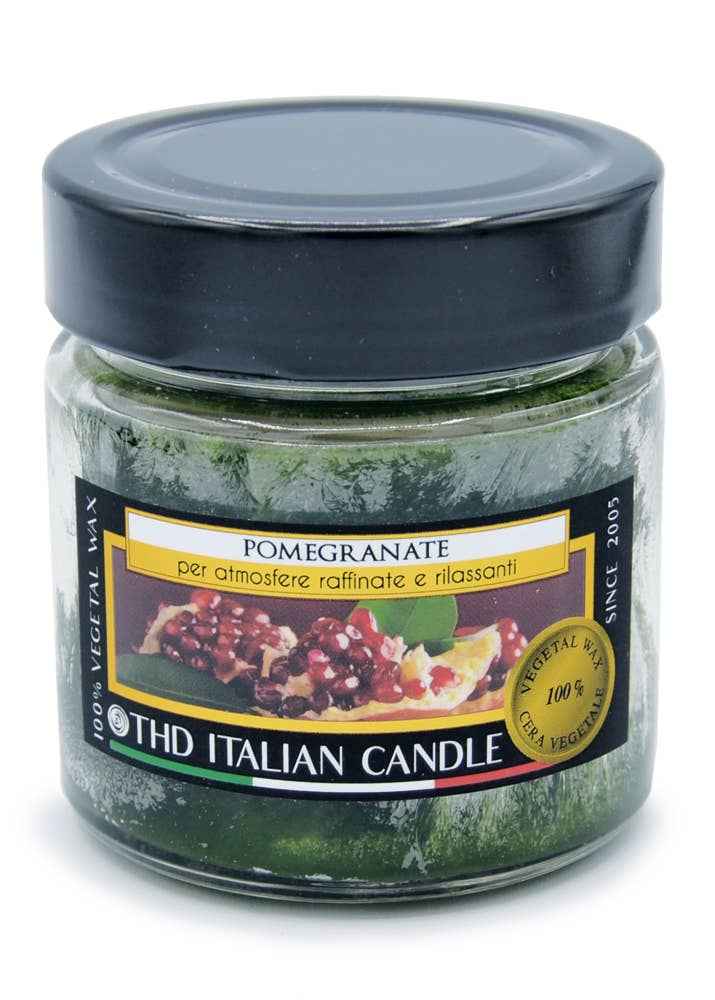 Thd Tophouse - Wholesale Jar/Filled Candle - THD Italian Candle Smart Medium Pomegranate 6/144