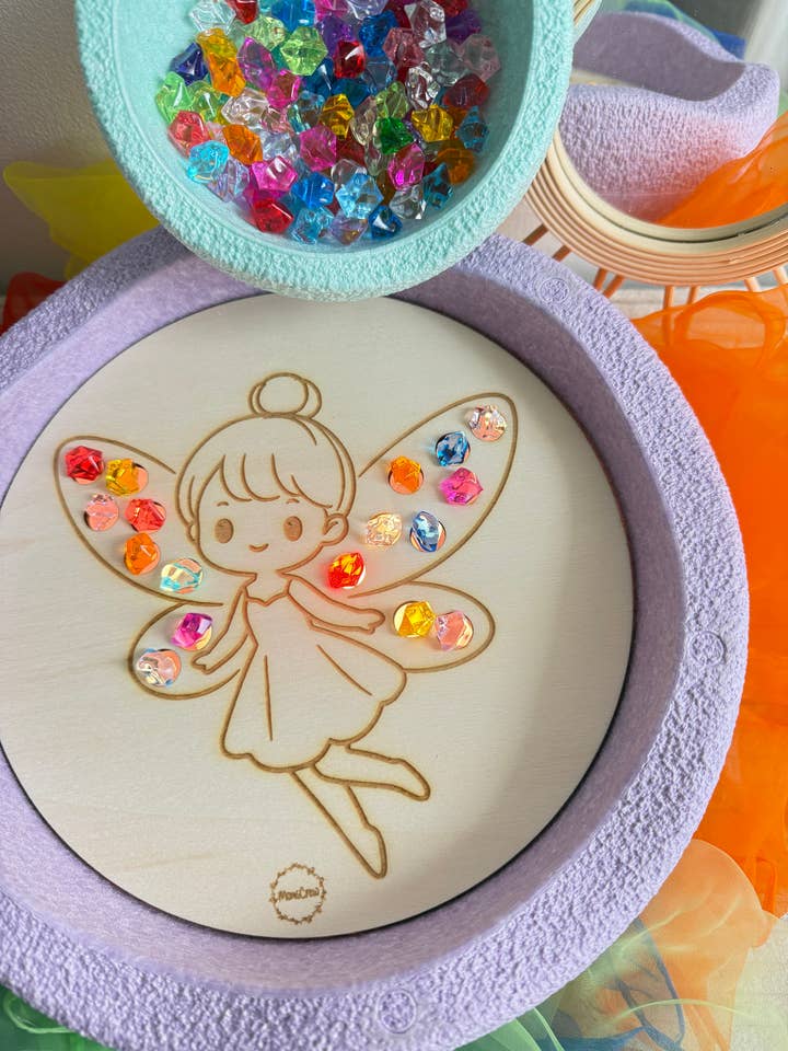 Piatto di attività Fata Scintillante (Stapelsteine) per la vendita all'ingrosso da parte di MomsCrew