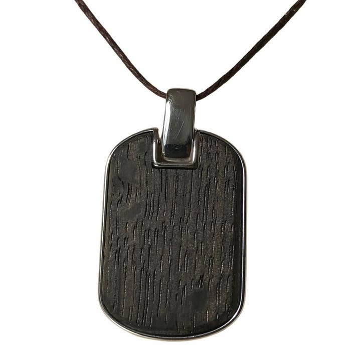 Træ- og Sølvvedhæng 925 - Herre for engroshandel hos CocoonMe