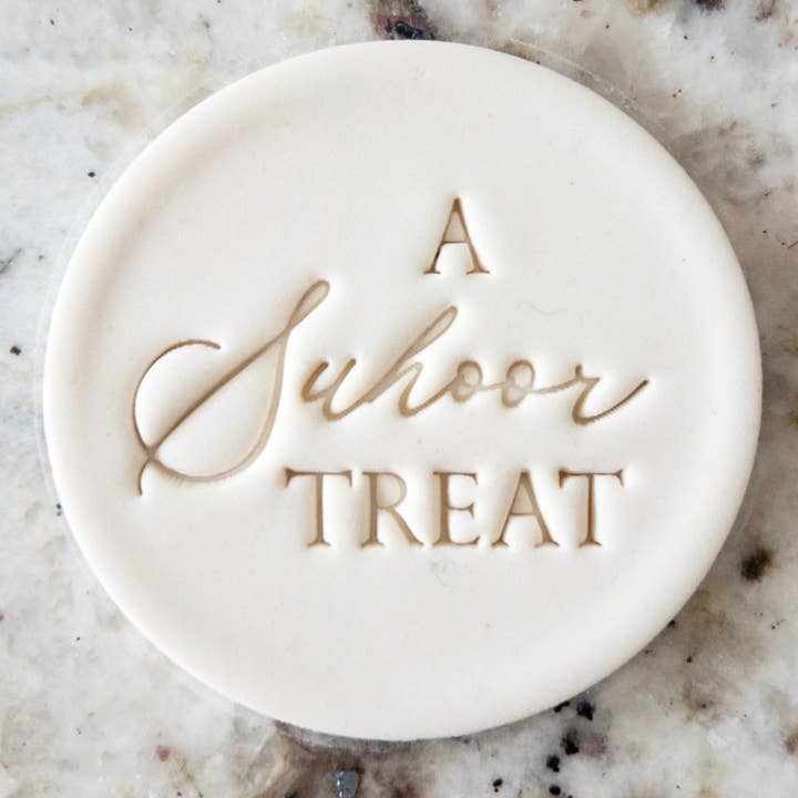 Keks-Stempel „A Suhoor Treat“ für Eid Islam Ramadan für den Großhandel von Cut Bake Stamp