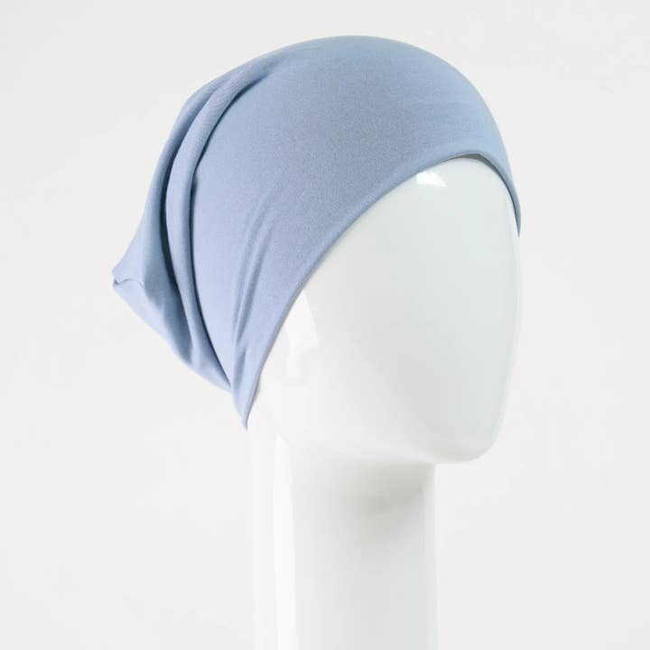 Sibelle - Wholesale Beanie - Women's - Chemo Slouchy Beanies | Bamboo Blue