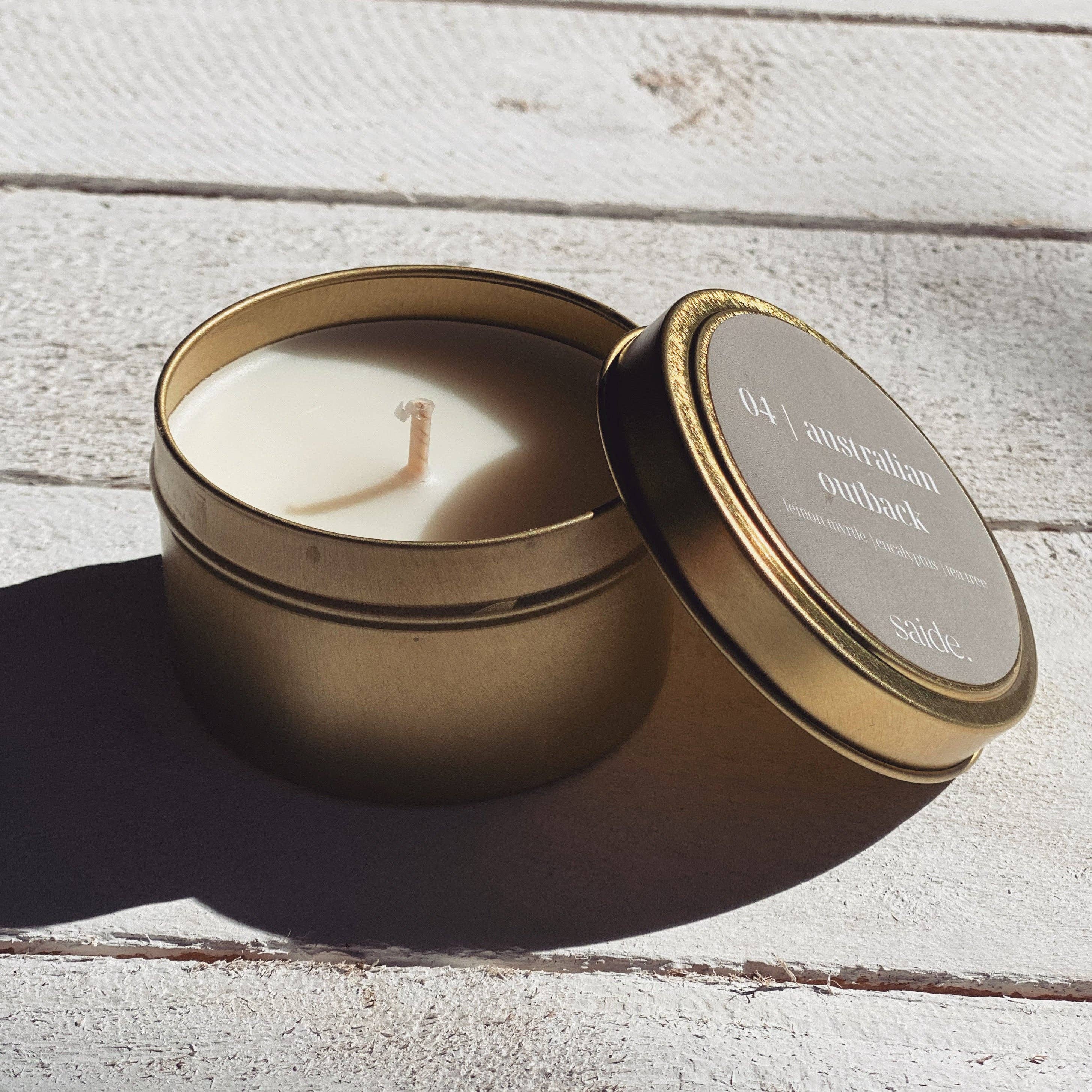 saide. - Vente Bougies de voyage - Bougie au soja #4 Australian Outback1