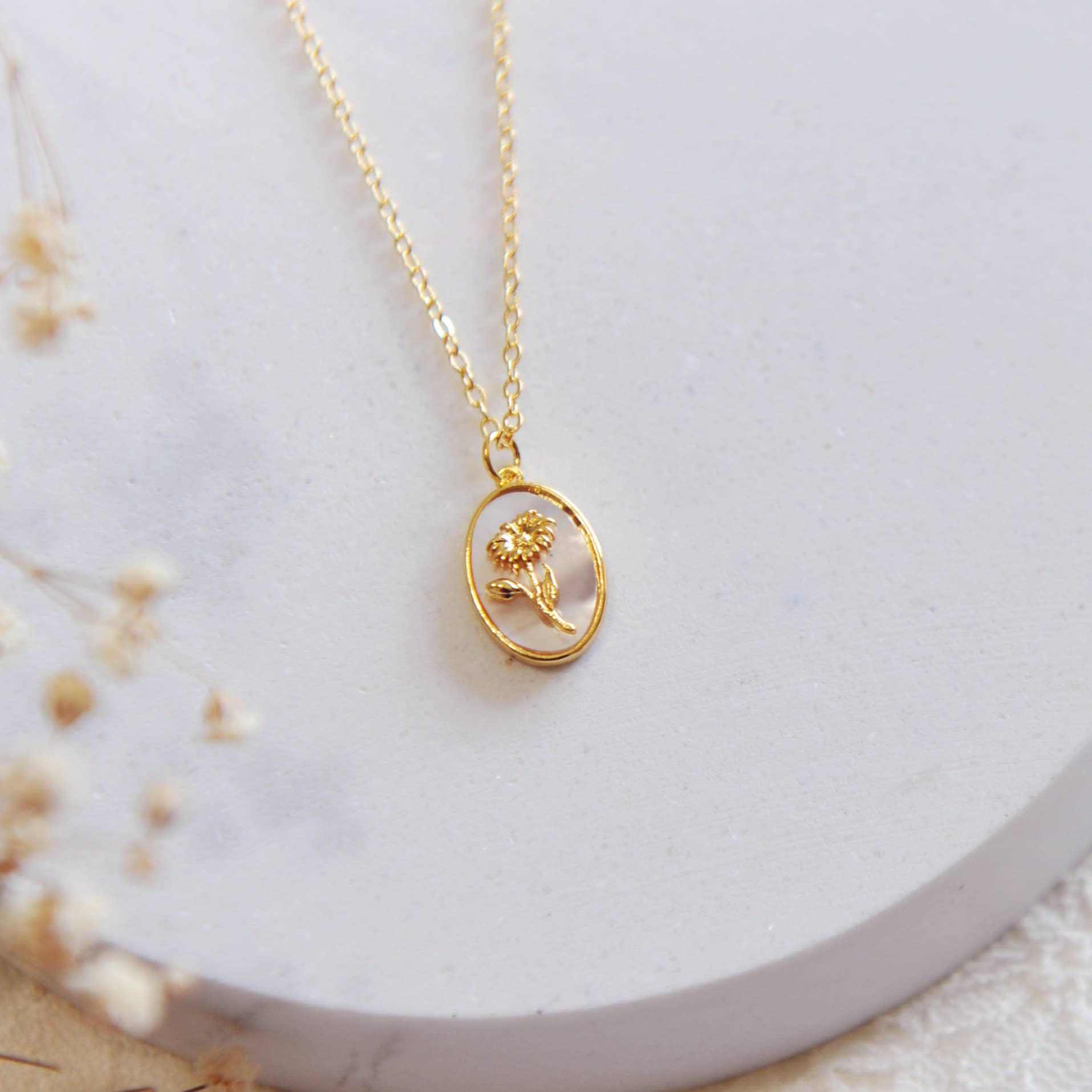 Oh So Lovely - Wholesale Pendant/Charm Necklace - Flora Birth Flower Necklace2