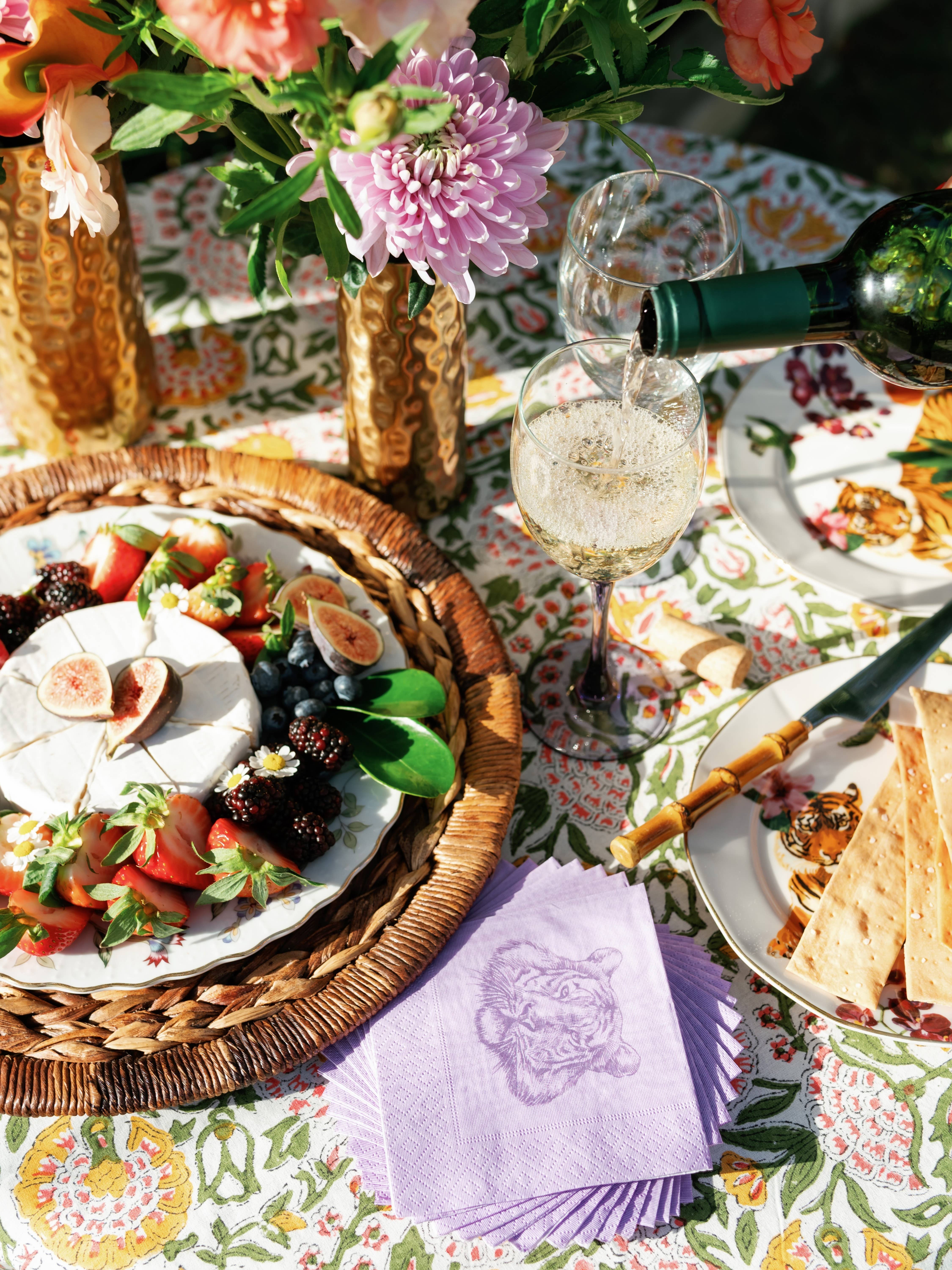 Alexa Pulitzer - Wholesale Disposable Napkin - Tiger Cocktail Napkins2