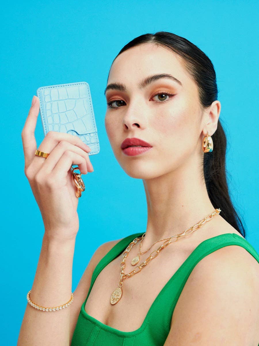 Angels Whisper Accessories - Wholesale Card holder – women's - Croc Keyring Card Holder5