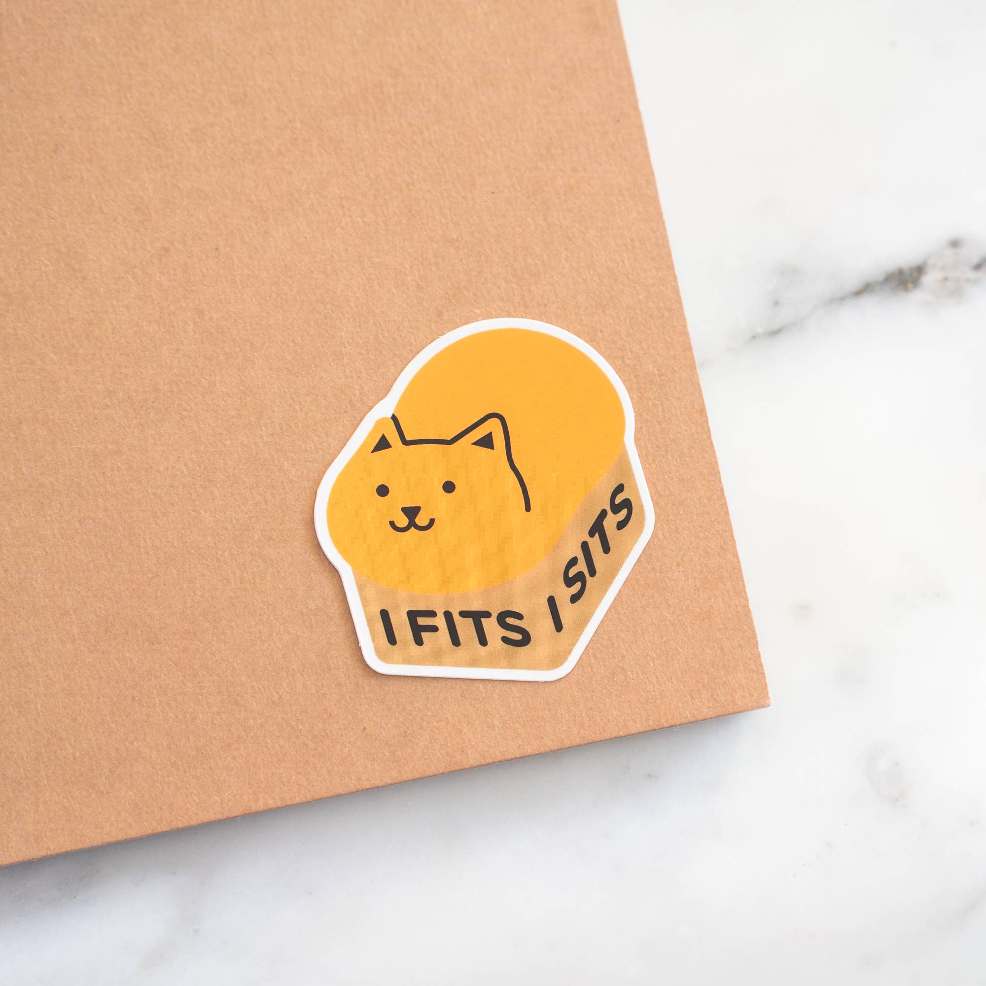 Everyday Olive - Vente Autocollant - Autocollants Orange Cat1