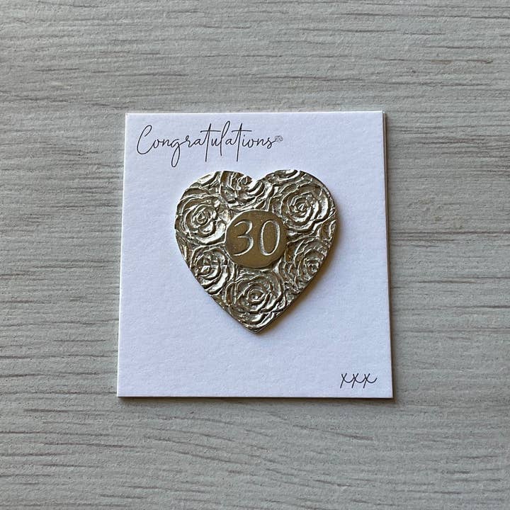 Compton & Clarke - Wholesale Keepsake Coin/Token - 30th Birthday Token
