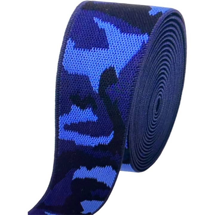 Fedora Hat Band-Blue Camoflauge for wholesale by Studio S Designs