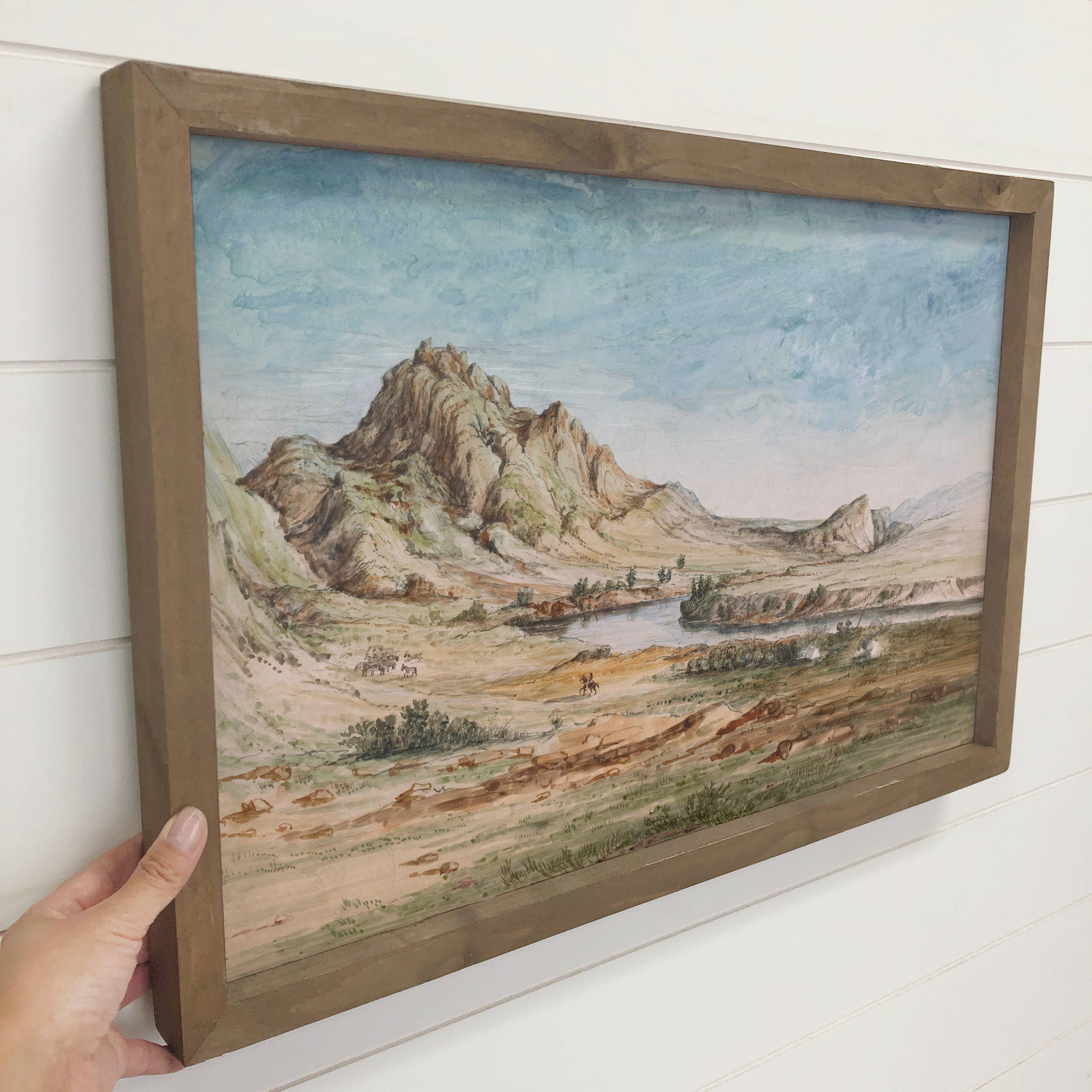 Hangout Home - Vente Affiche d'art - Porte des montagnes du Montana - Décoration murale de paysage de montagne1