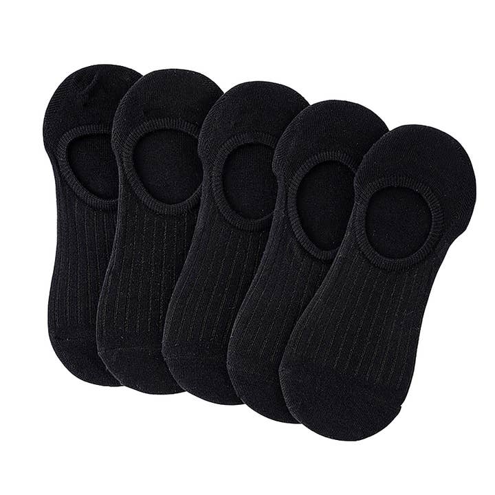 Ivedin - Wholesale Socks - Unisex - Non-Slip Invisible Cotton Socks Packs1