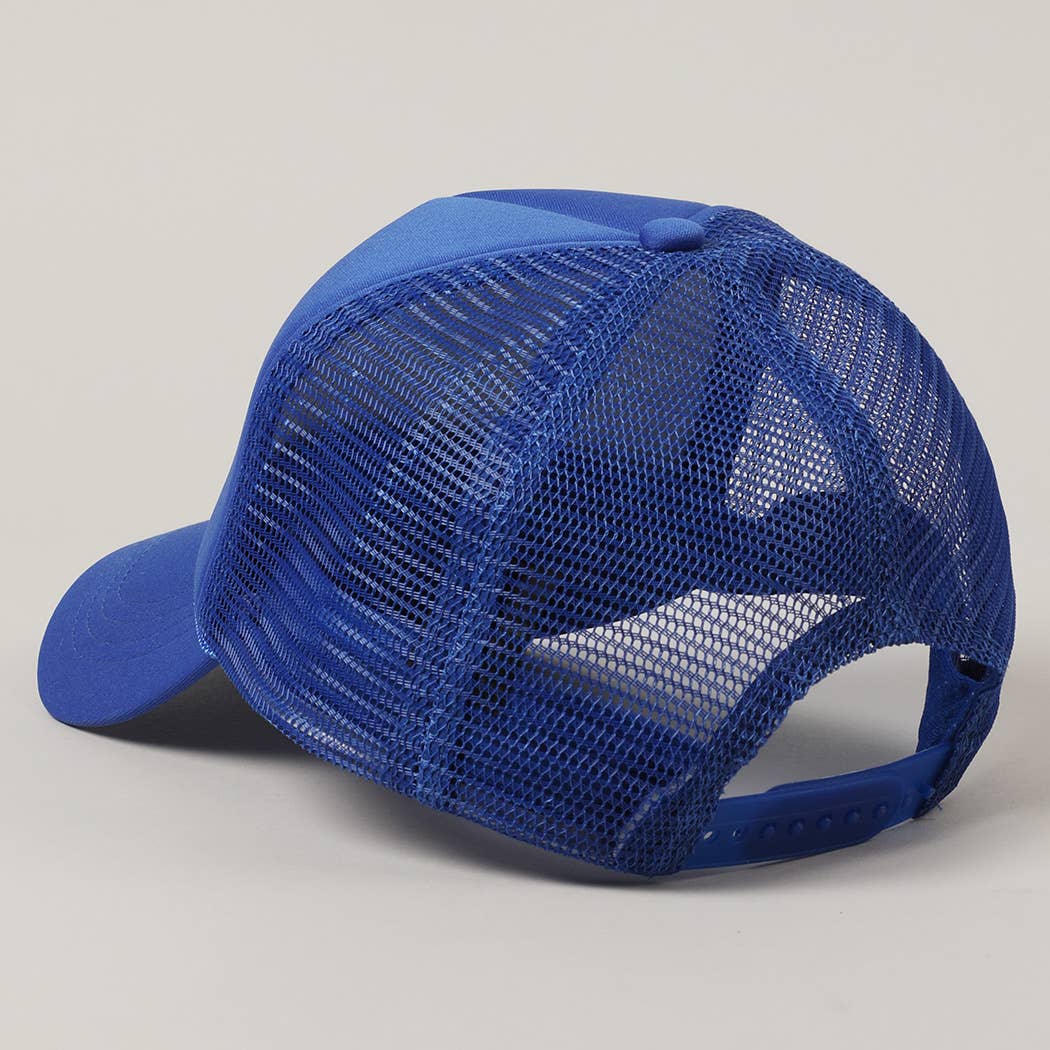 Fashion City - Vendita all'ingrosso Cappellino  da camionista - Unisex - Cappello in Schiuma con Toppa Ricamata "God Bless America"7