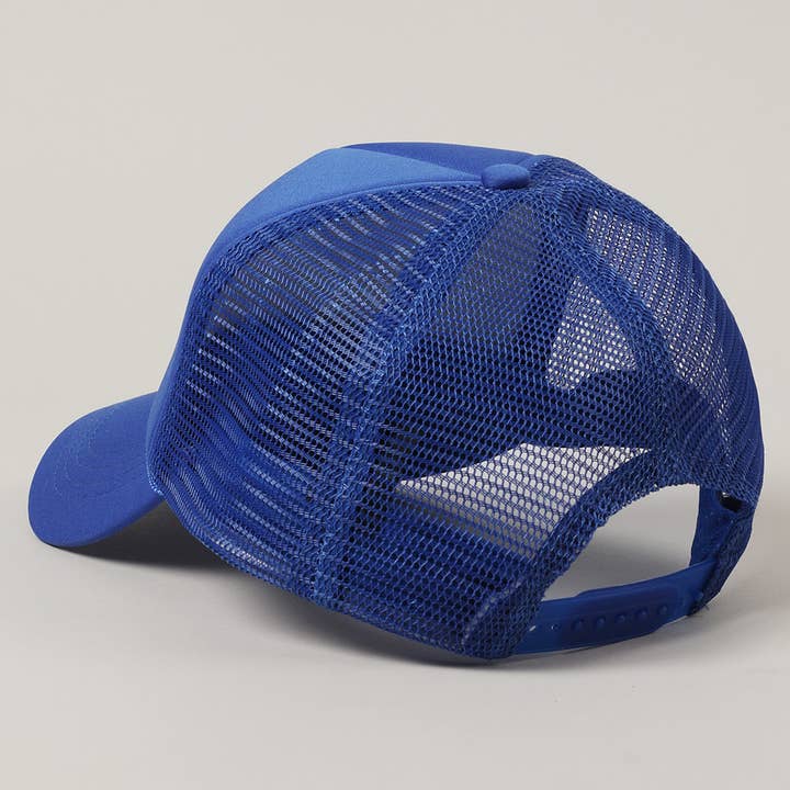 Fashion City - Vendita all'ingrosso Cappellino da camionista - Unisex - Cappello in Schiuma con Toppa Ricamata "God Bless America"7