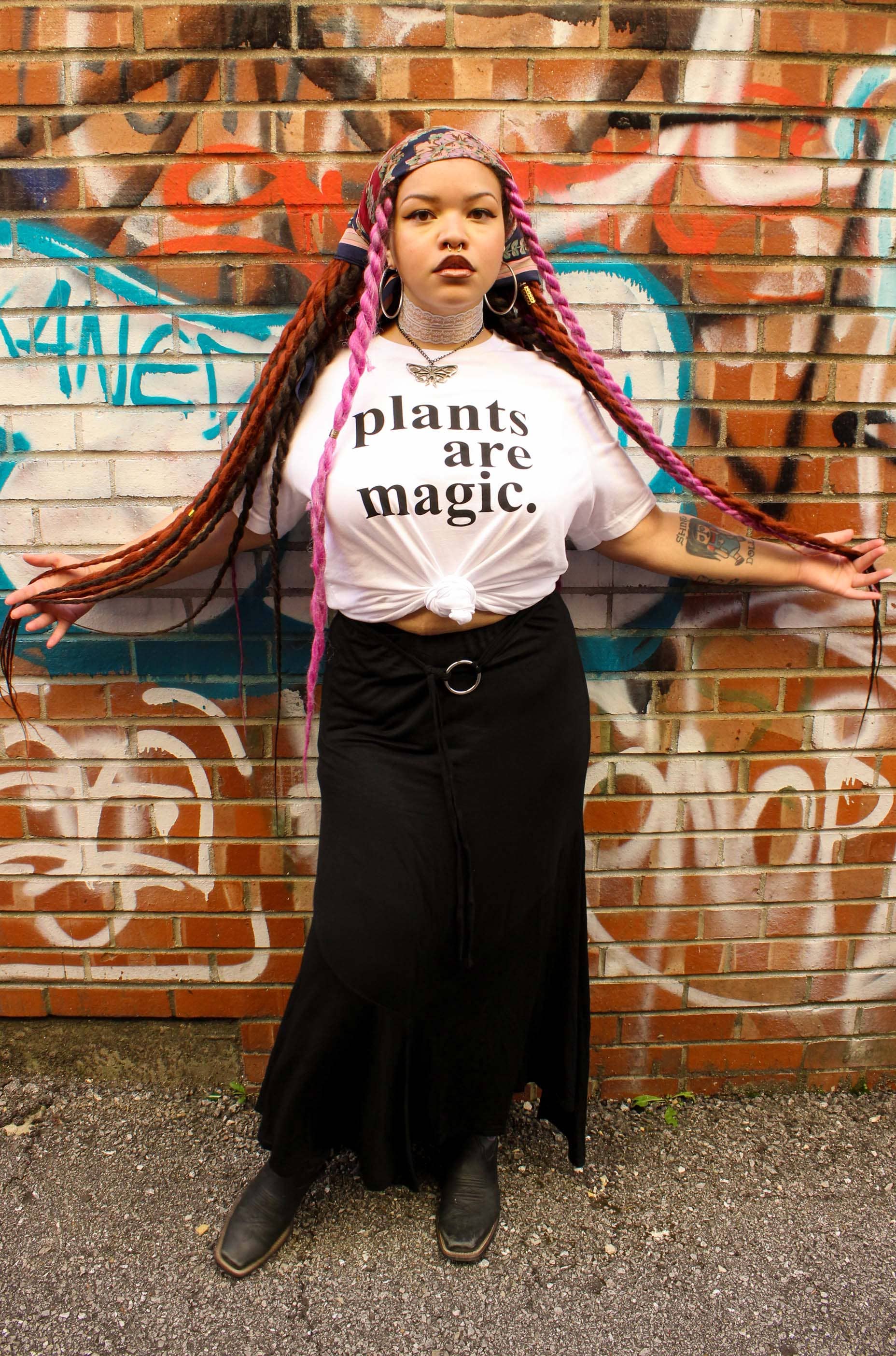 Plants Are Magic Shirt on white for wholesale on Faire