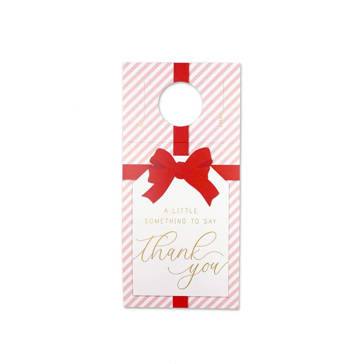 Black Bow Studio - Wholesale Gift tag - Thank You Wine Bottle Gift Tag Kit - Set of 21