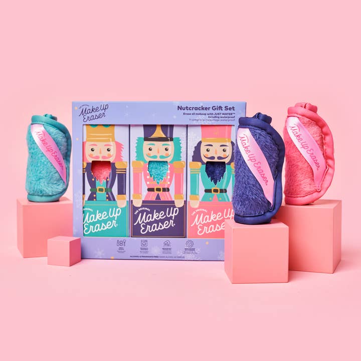 MakeUp Eraser - Wholesale Makeup Remover - Nutcracker 3pc Mini PRO | Holiday Value Set | $30 Value