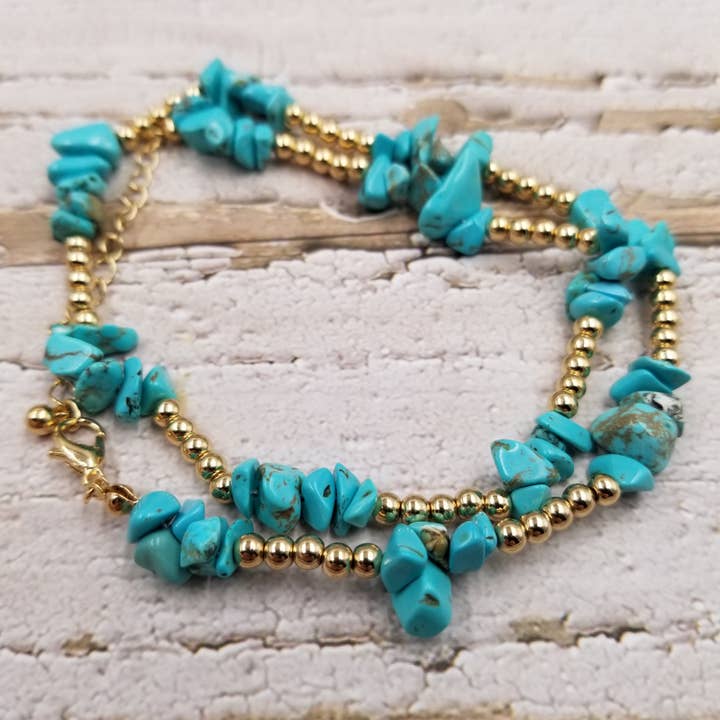 Treasure Wholesale - Vendita all'ingrosso Collane di perline/perle - Collana di design semplice con pietre naturali
