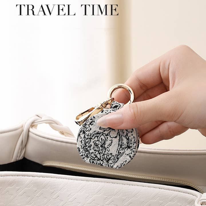 Mini Portable Jewelry Box, Ring & Earring Organizer Pendant for wholesale by wandf