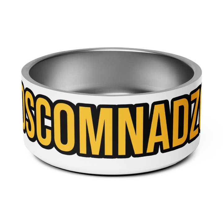 Cos Bircoff RosComNadZoR Album Special Edition Pet Bowl with Anti-Slip Rubber Base for wholesale by KinnetiX Studios Dublin