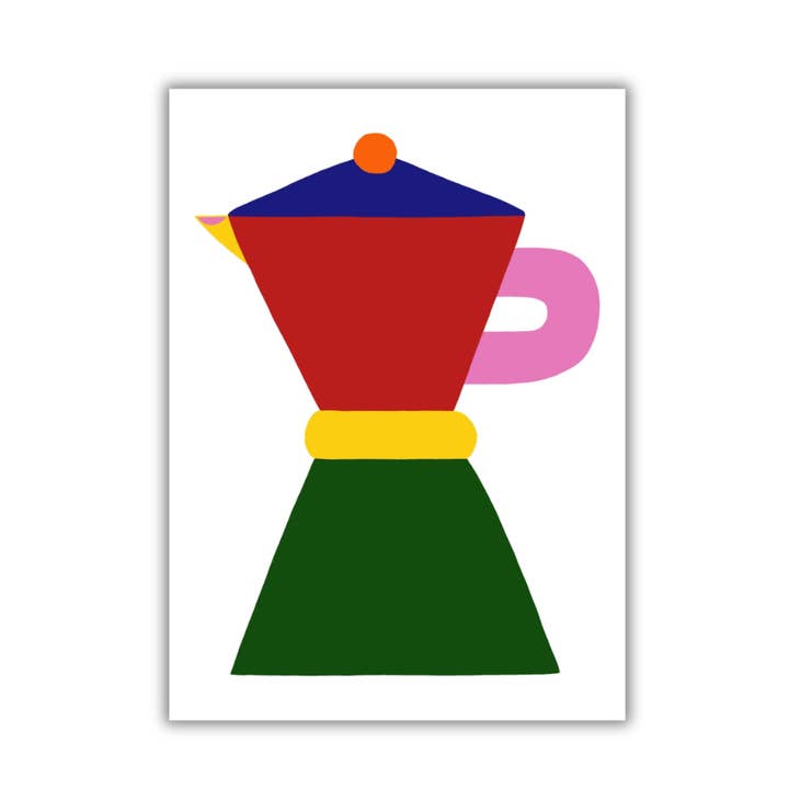 Caffettiera #8 - stampa fine art 18x13 cm per la vendita all'ingrosso da parte di Colorobe