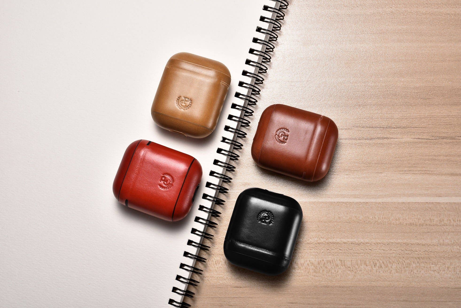 CairPods - Wholesale Airpod/Earbud Case - Men's - Vintage Premium Leather AirPods Case - Brown6