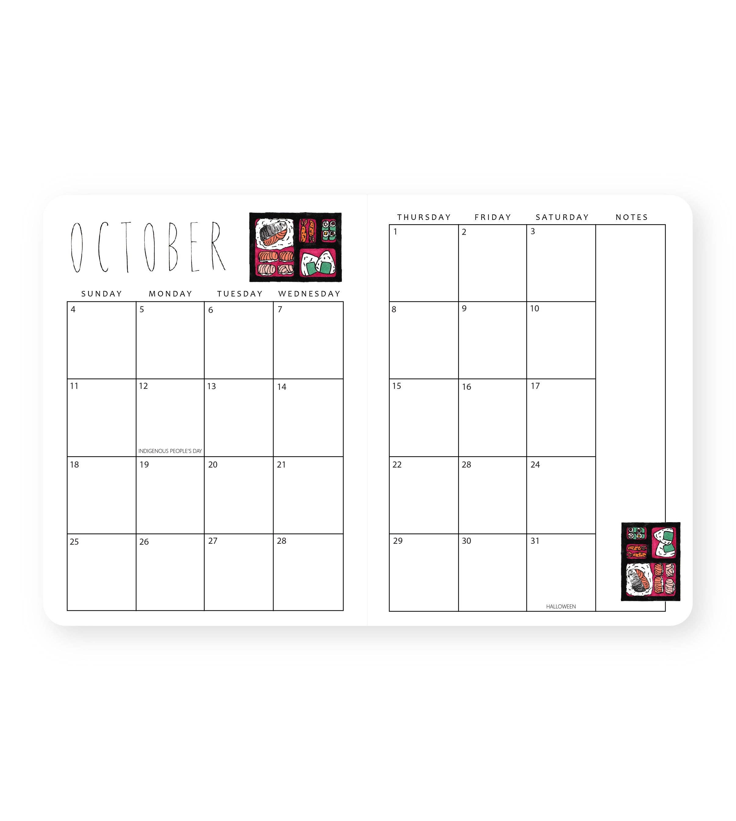 Linda Tong Planners - Wholesale Planner - 2026 Monthly Planner Bows10