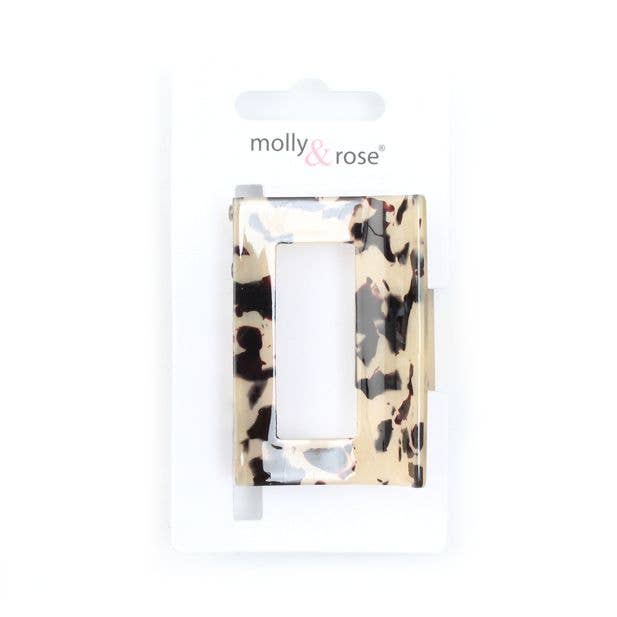 Inca UK – wholesale Hair clip – Women’s – French Tortoiseshell Style Cut Out Clamp 6cm1