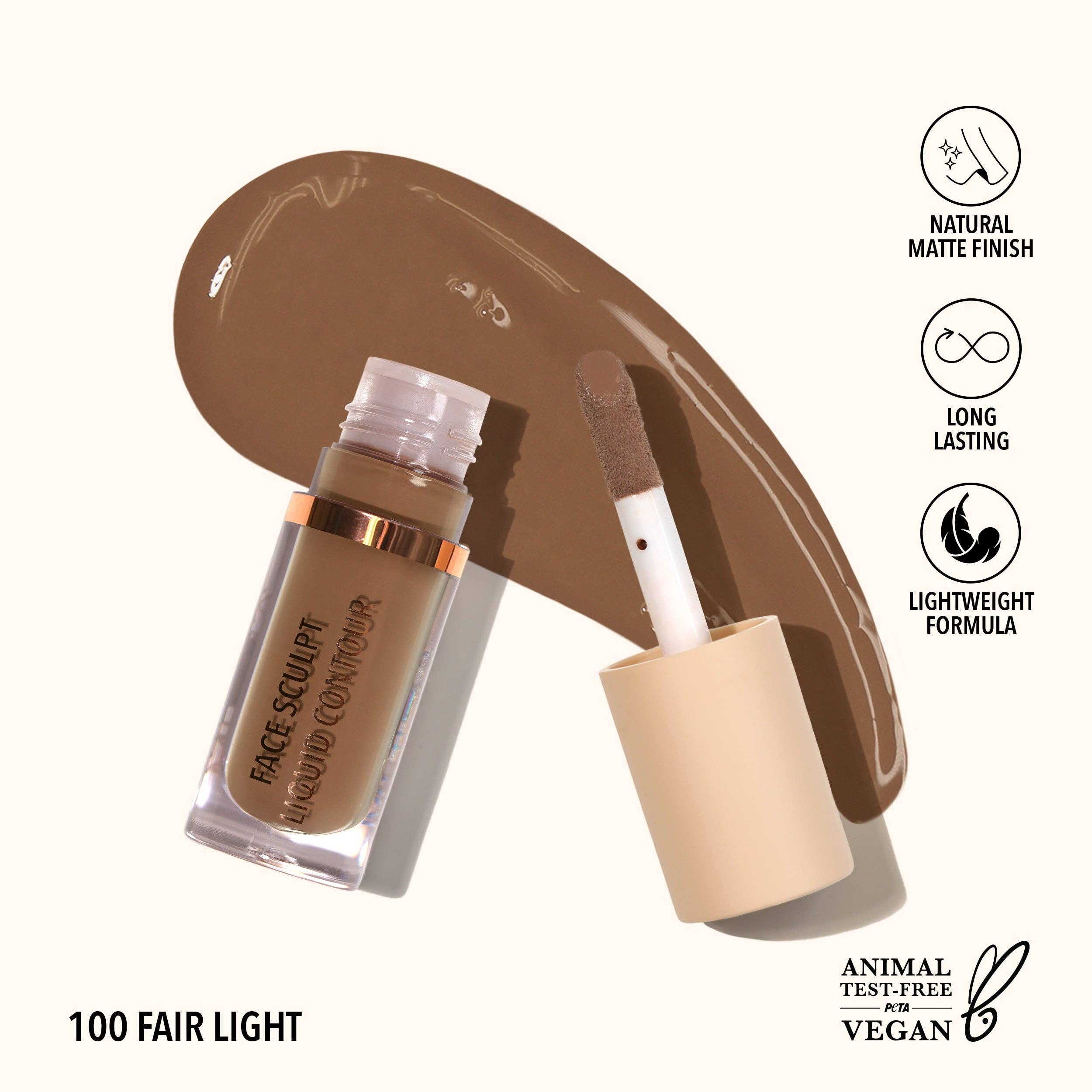 Moira Cosmetics - Wholesale Makeup Contour - Face Sculpt Liquid Contour (100, Fair Light)