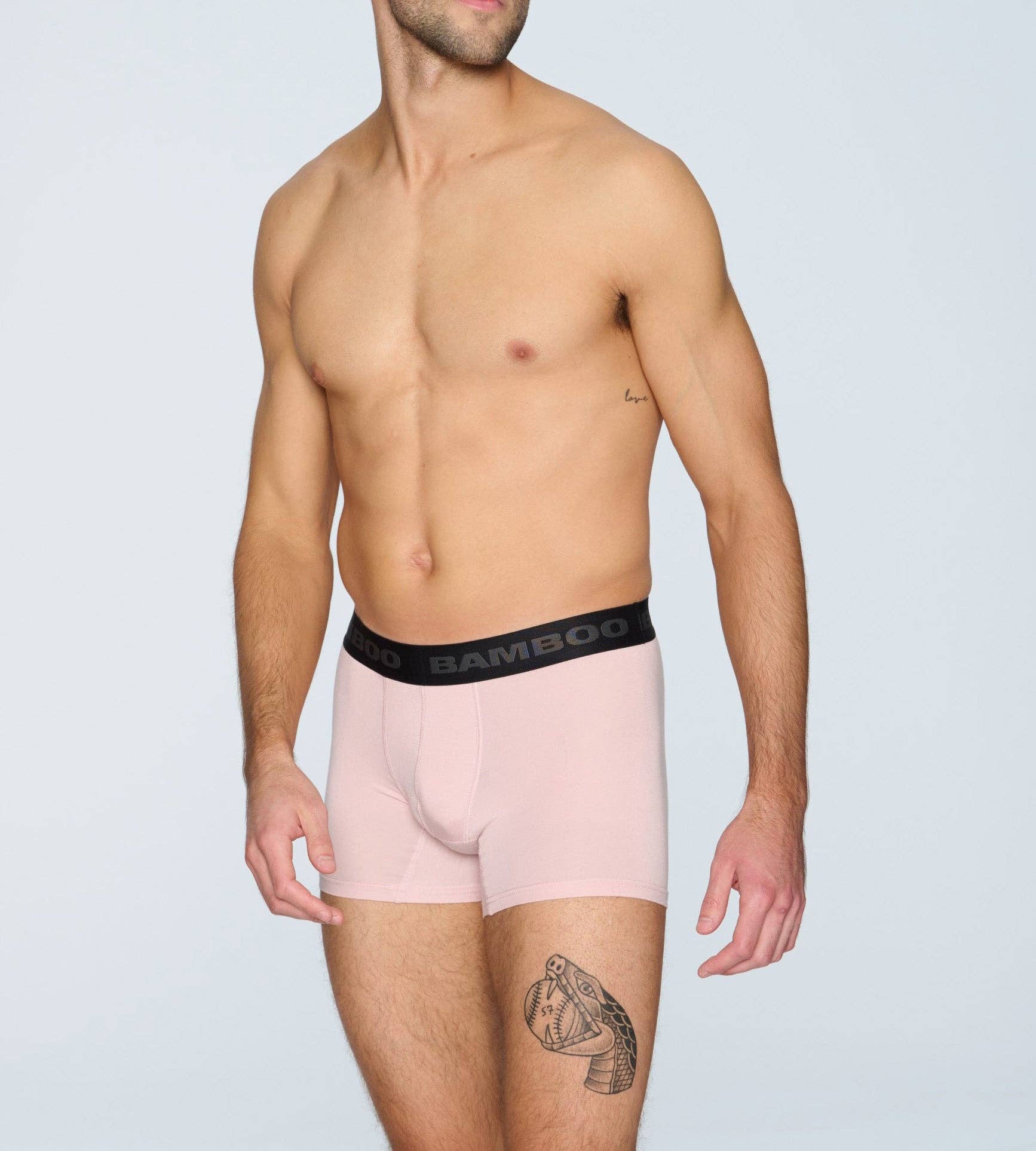 Bamboo Underwear - Wholesale Underwear - Men's - Men's Boxer 4"28