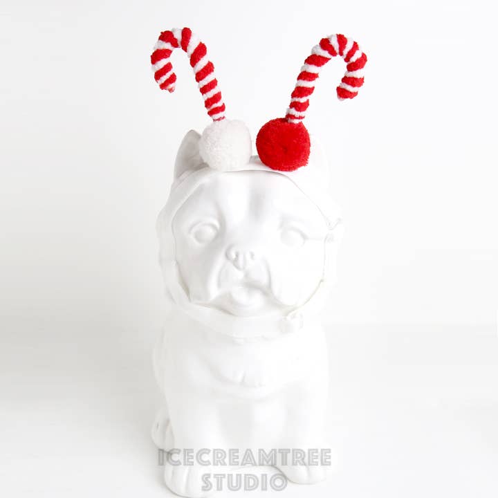 Cerchietto natalizio in canna da zucchero - Cerchietto per animali domestici, accessori per la vendita all'ingrosso da parte di Icecreamtree Studio