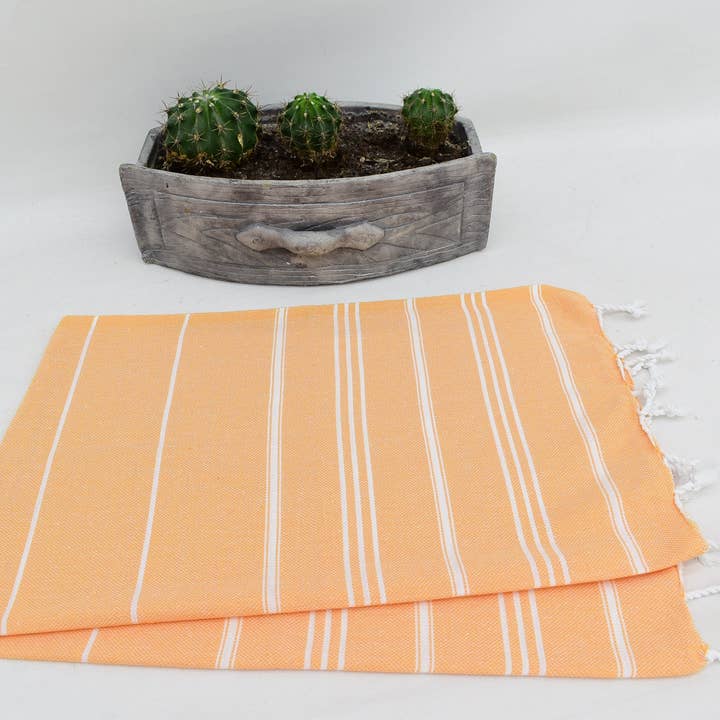 Organic Turkish Towels - Wholesale Tea Towel - Kitchen Towel, Elegant Striped Dish Towel, 24"x36" -60x90 cm7
