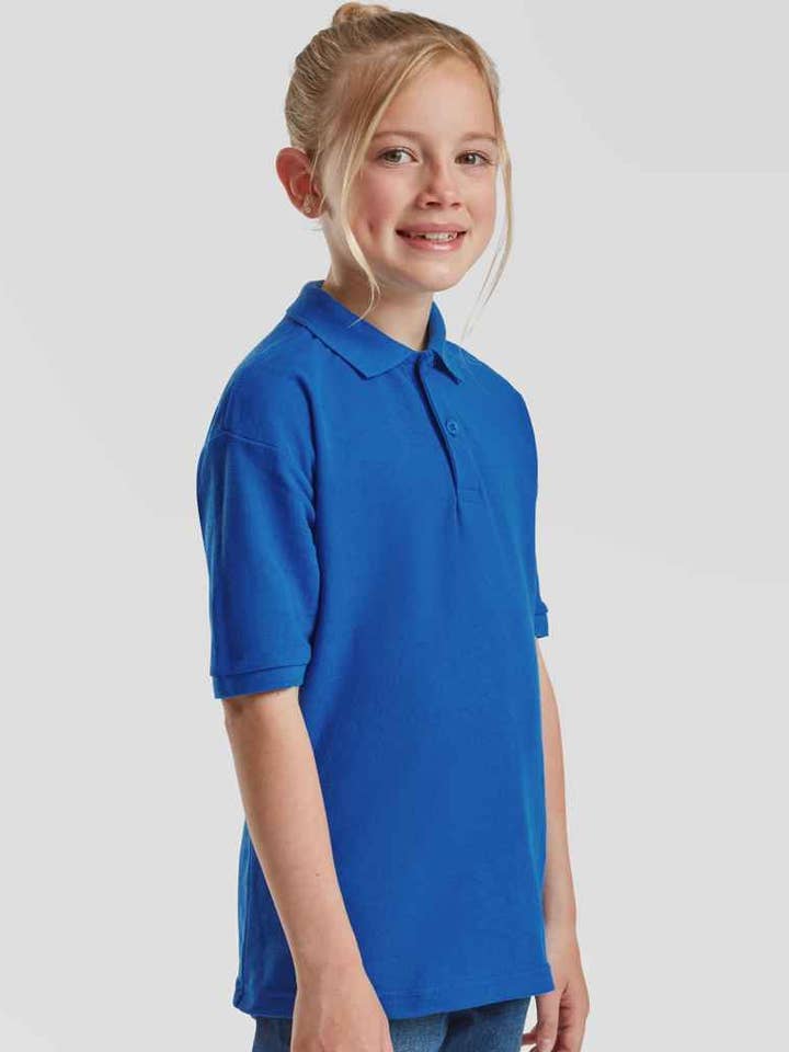 Fruit of the Loom - Polo Piqué Bambini in Poliestere/Cotone per la vendita all'ingrosso da parte di Pierre Francis