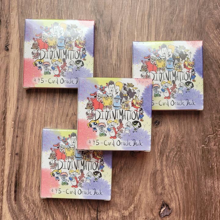 Quarter Press - Wholesale Tarot Cards - DIVINIMATION - The 90's Deck (Standalone or Combinable)