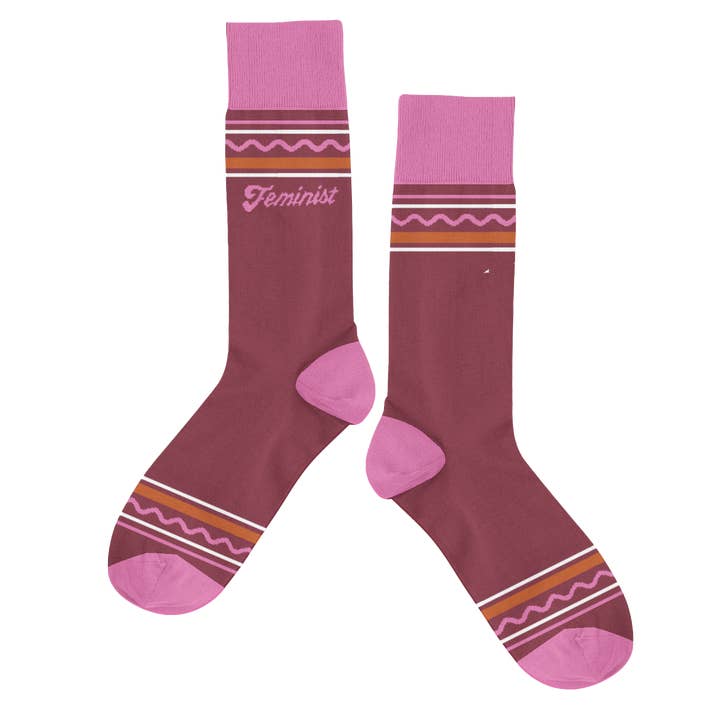 Gift-Ready Feminist Socks for wholesale by Whit's Up Shop