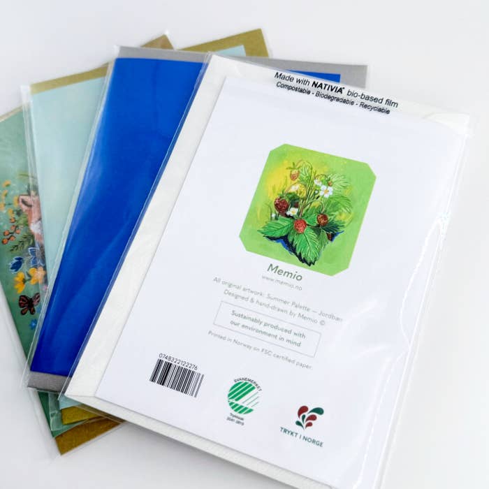 Memio Illustrated Designs - Wholesale Birthday Card - A6 Kransekake Card + gold envelope 3