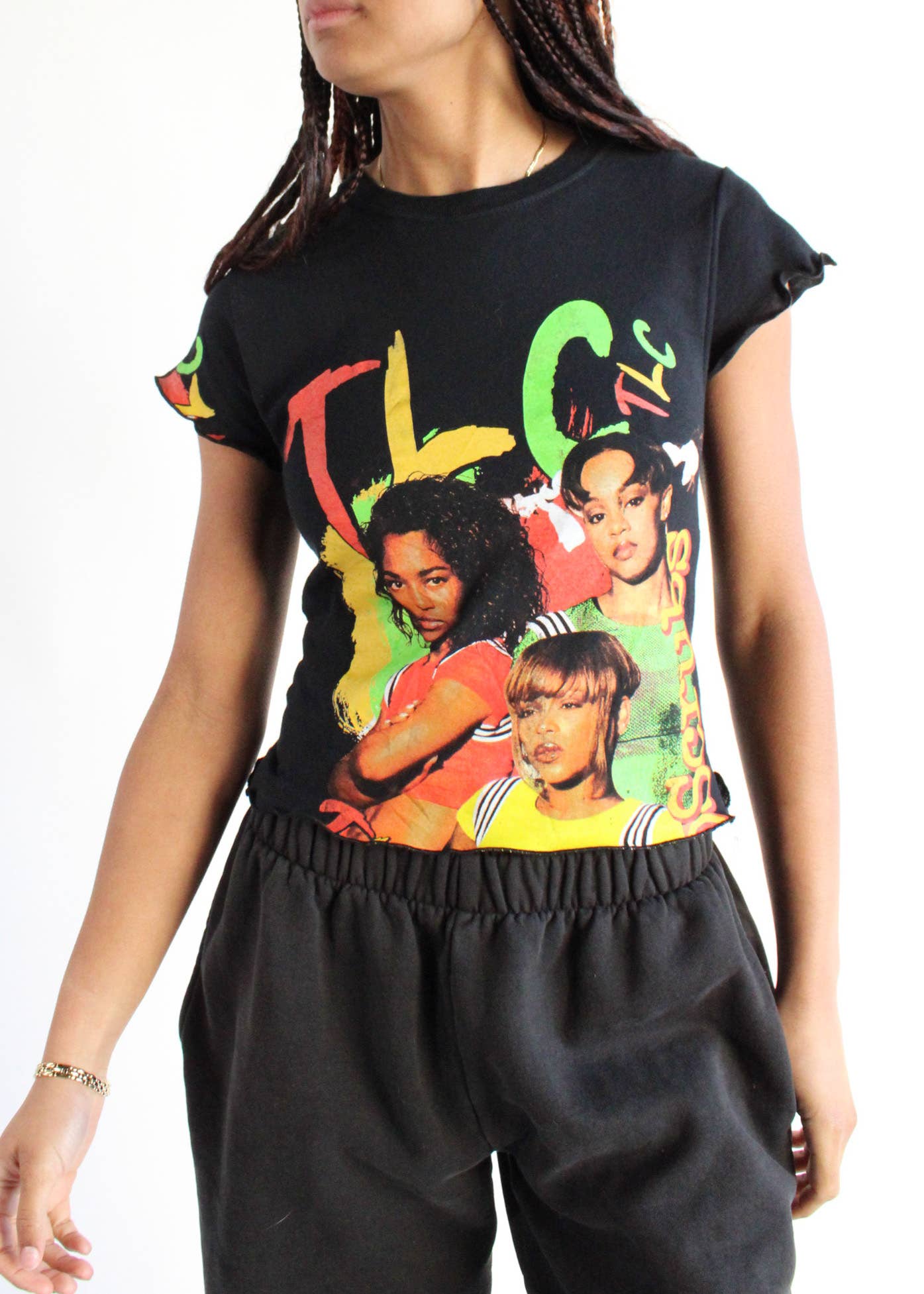 American Recycled Clothing - Wholesale Screen Printed T-Shirt - Women's - Music Lettuce Edge Graphic Tee 8