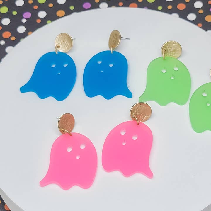 Glow in the Dark Ghost Örhängen för wholesale av Krafts By Kassy