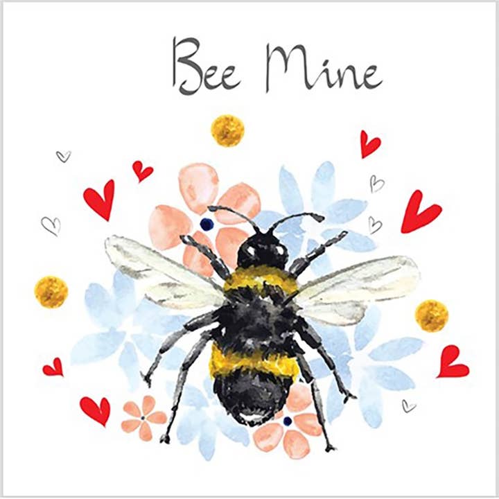 Greeting Card Bee Mine for wholesale by Natural Partners Limited