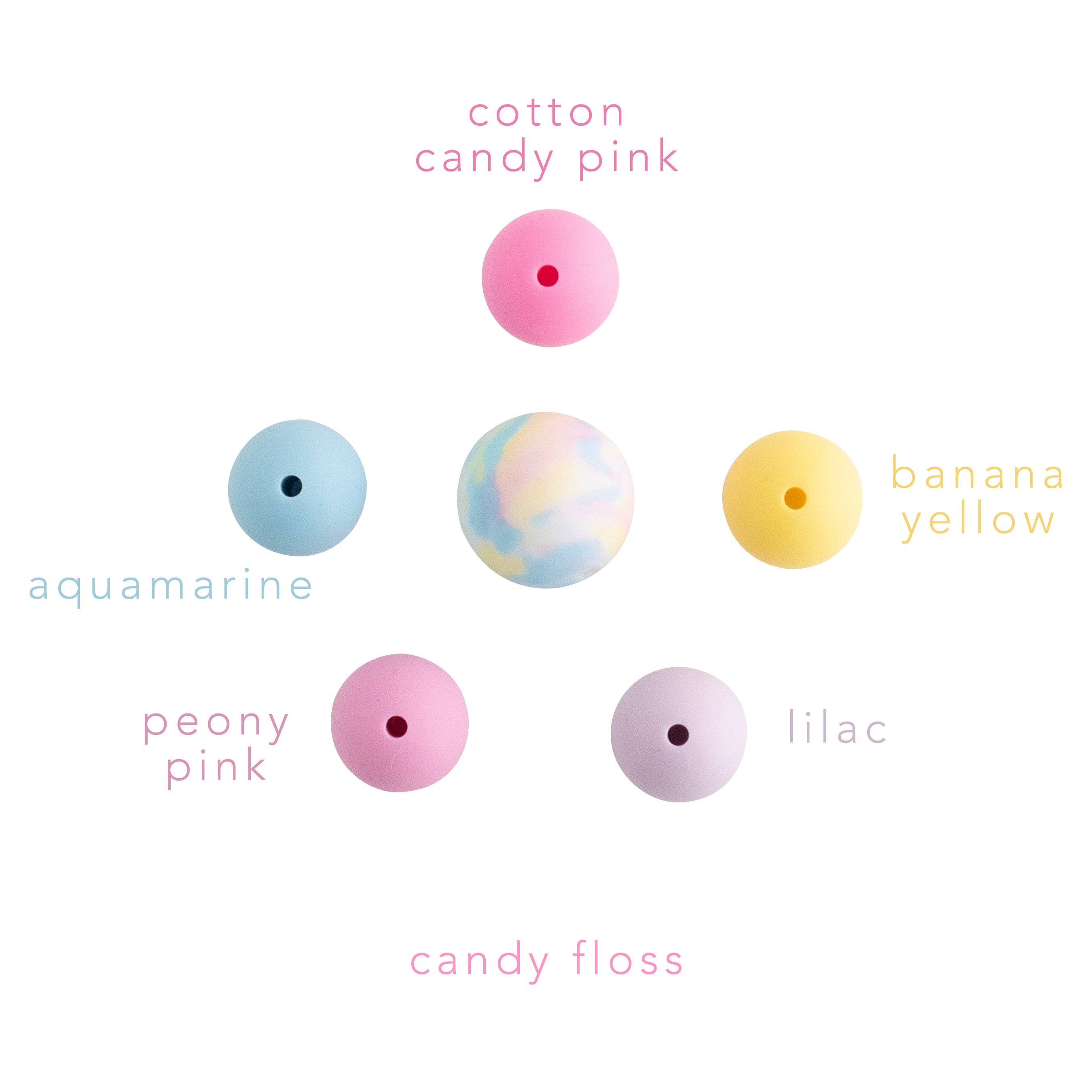 Cara & Co Silicone Craft Supply - Wholesale Craft Supplies - Standard Silicone Print Beads78