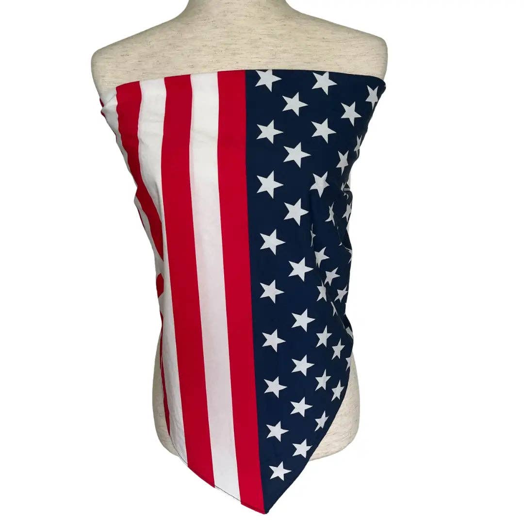 Cowtown Wild Rags - Wholesale Bandana - Unisex - Cowboy Bandana 36" (Freedom) 100% Cotton4