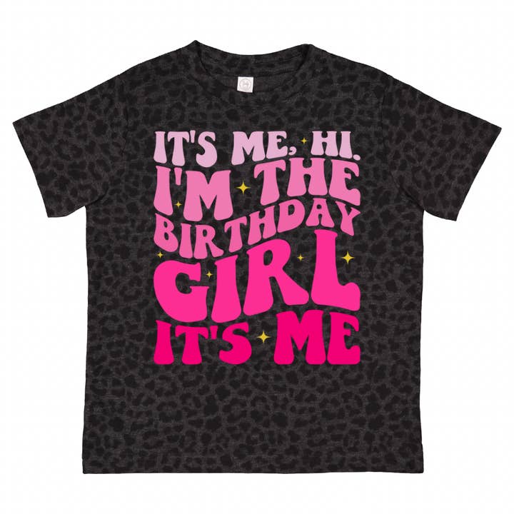 It's me Hi I'm the Birthday Girl Kids T-shirt for wholesale by Red Stone Rebel Clothing Co.