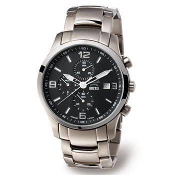3776-04 heren boccia titanium chronograaf horloge voor wholesale door Boccia Titanium