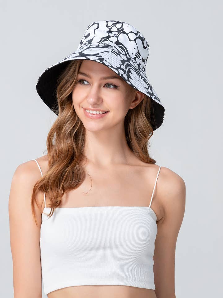 Wobbly Plants Vendbar Bucket Hat! for engroshandel hos Mary Lo