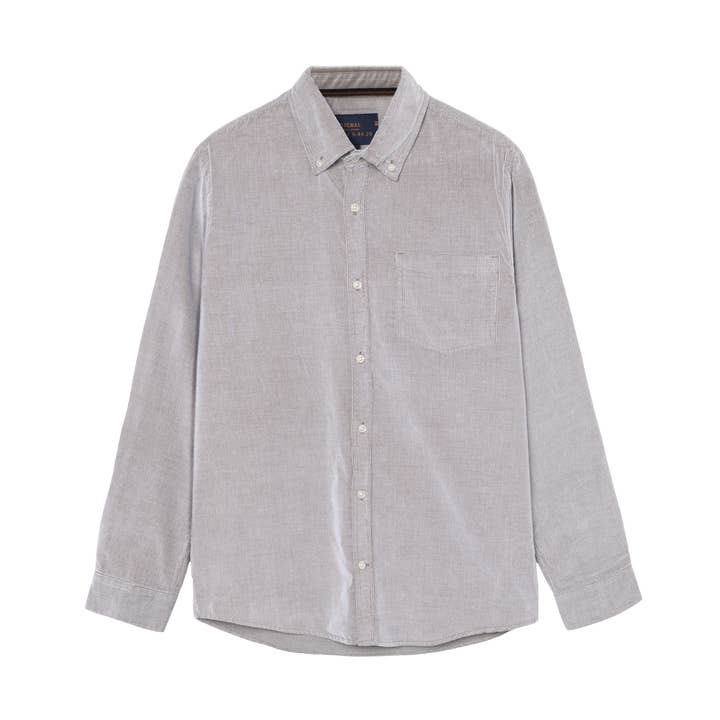 BobbySi Cord L/S Shirts - Coffee Liquer for wholesale by SIGNAL CLOTHING