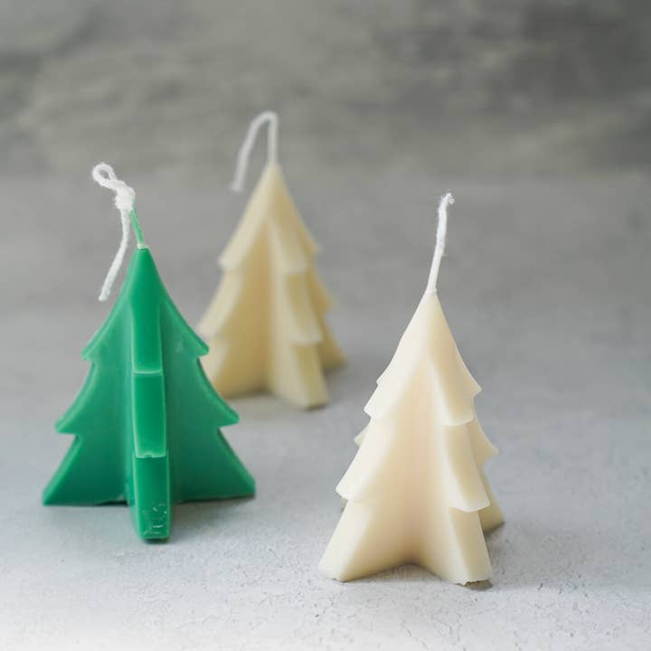 Gokican – wholesale Novelty candle – Small Christmas Tree Candle-Christmas Decor Ornaments