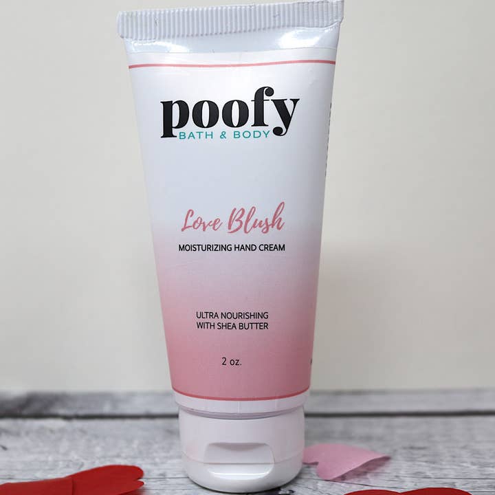 Love's Blush Hand Cream for wholesale by Poofy Organics