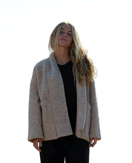 CECILIA SÖRENSEN - Wholesale Jacket - Women's - 314 BRUC WINTER JACKET  pure wool beige15