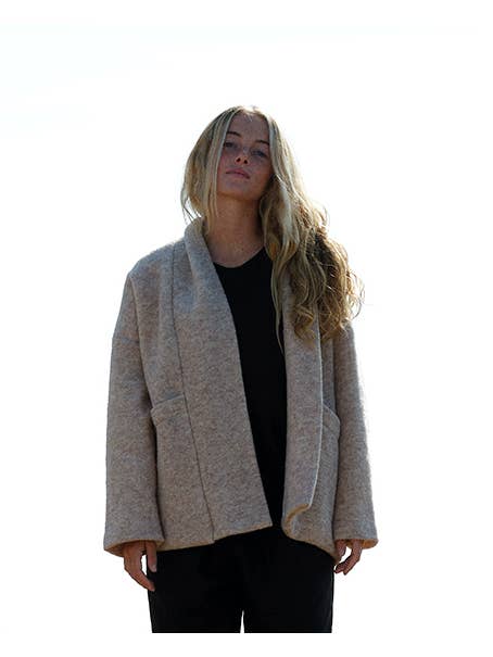 CECILIA SÖRENSEN - Wholesale Jacket - Women's - 314 BRUC WINTER JACKET pure wool beige15