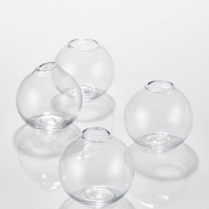 Jamali Garden - Wholesale Vase - 3in Ball Glass Bud Vase